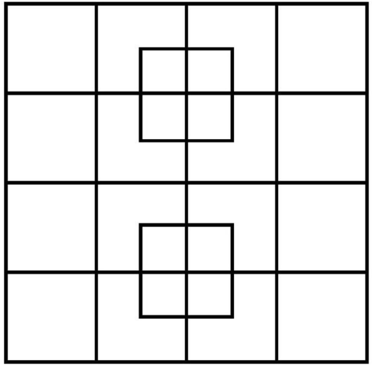 Головоломки с квадратами и ответы